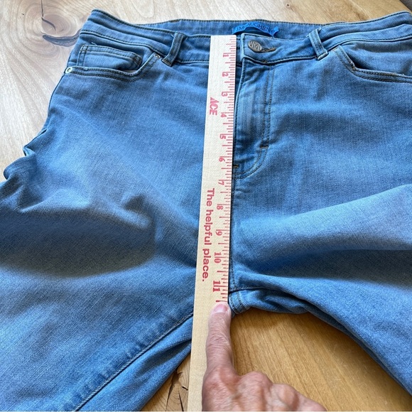 J MCLAUGHLIN GALVESTON JEANS 8 CROPPED STRAIGHT LEG HI RISE STRETCH DENIM - Picture 7 of 11